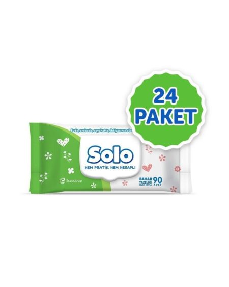 Kapaklı Islak Havlu Mendil 24lü Avantaj Paketi