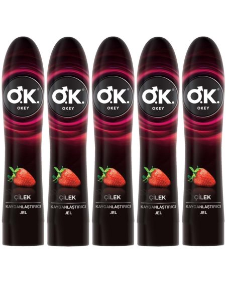 Kayganlaştırıcı Jel 100ml Çilekli (5 Lİ SET)