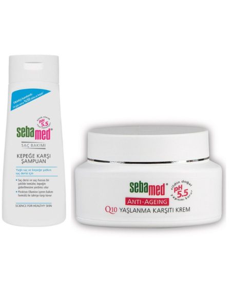Kepek Karşıtı Şampuan 400 ml - Sebamed Q10 Yaşlanma Karşıtı Krem 50 ml