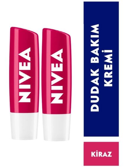 Kiraz Dudak Bakım Kremi 4,8g X 2 Avantajlı Paket