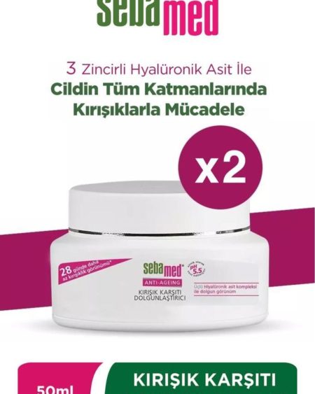 Kırışıklık Karşıtı Dolgunlaştırıcı Krem 50ml X2