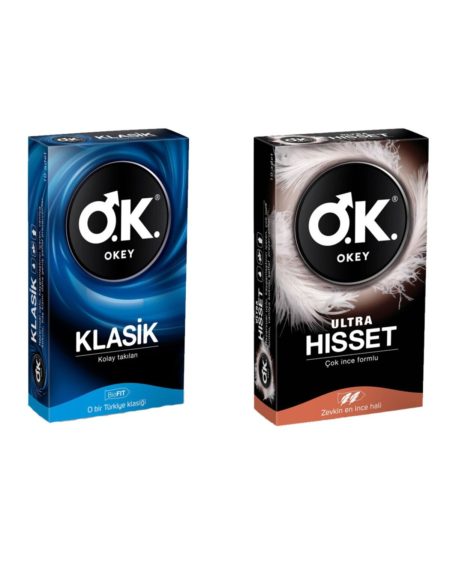 Klasik 10'lu Prezervatif + Ultra Hisset 10'lu Prezervatif