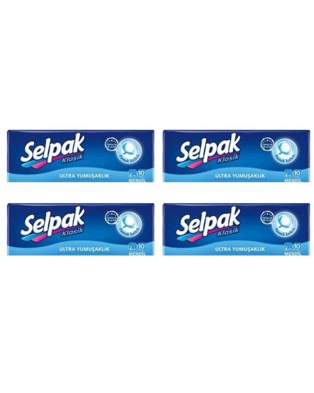 Klasik Cep Mendili 10'lu Paket X4 Paket