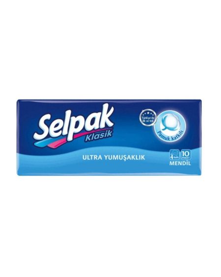 Klasik Mendil 4 Katlı 10X4 Paket (40 Adet)