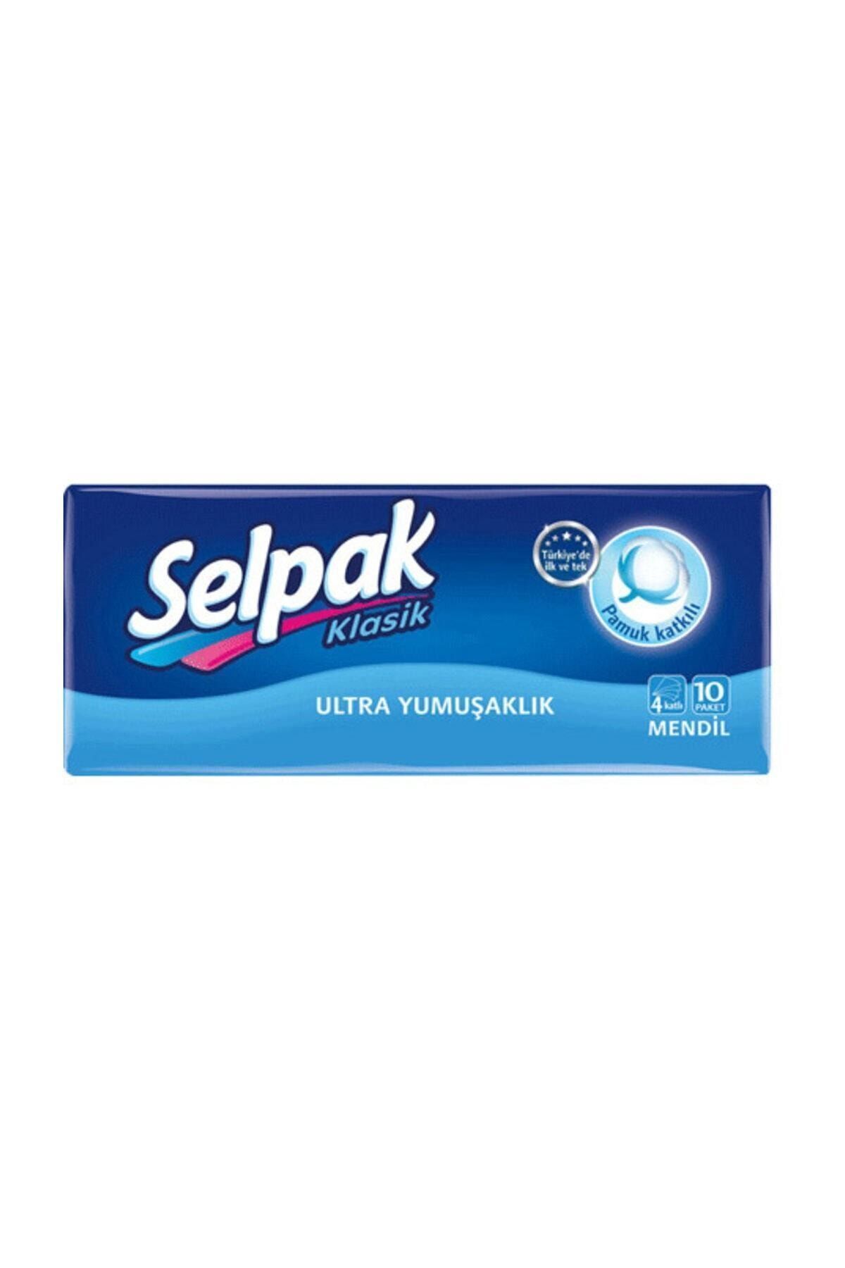 Klasik Mendil 4 Katlı 10X4 Paket (40 Adet)