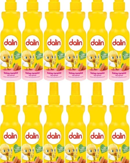 Kolay Saç Tarama Spreyi 200ml Badem Özlü (12 Li Set)