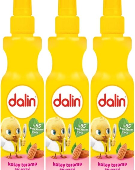 Kolay Saç Tarama Spreyi 200ml Badem Özlü (3 Lü Set)