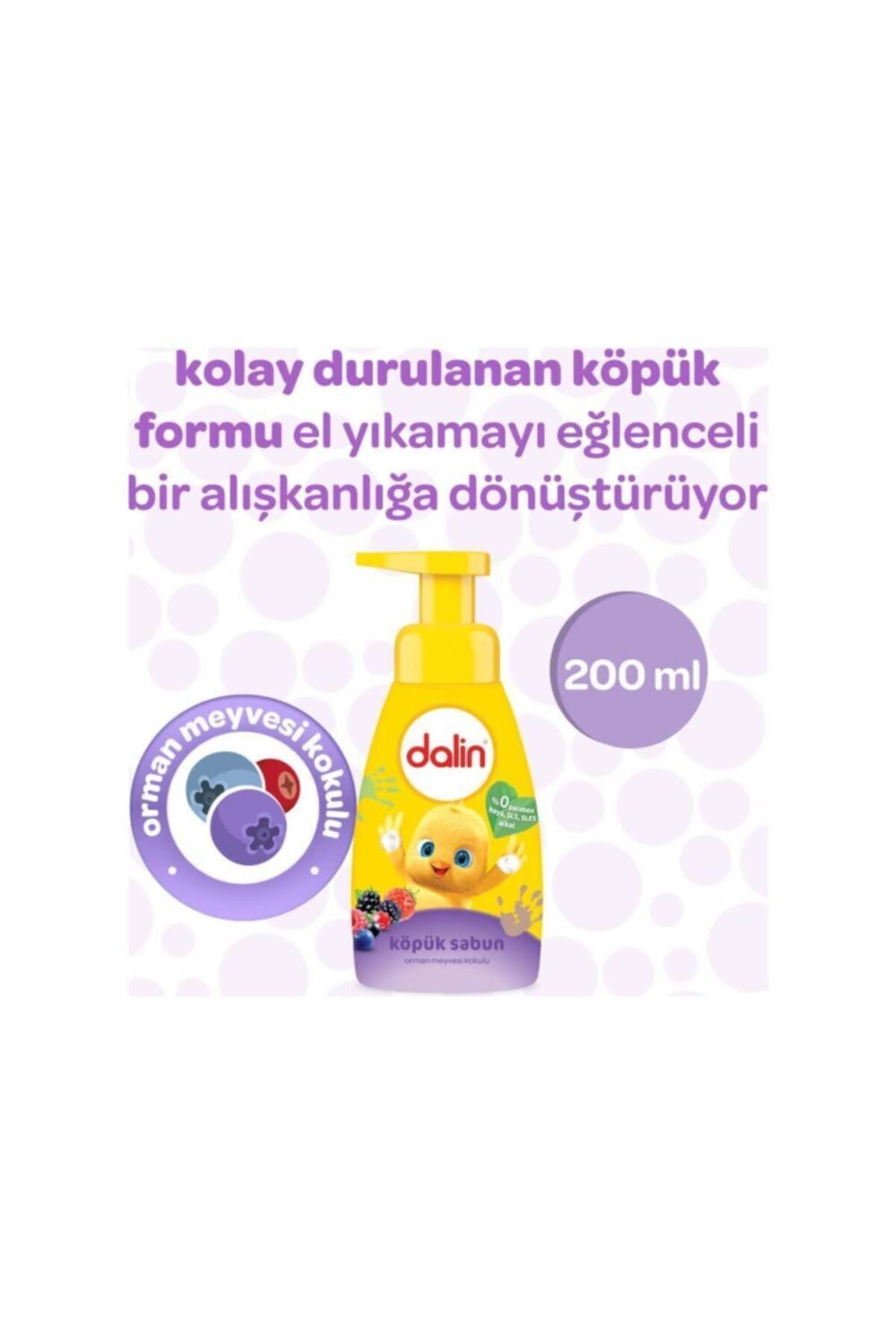 Köpük Sabun Orman Meyveli 200 ml - Görsel 2