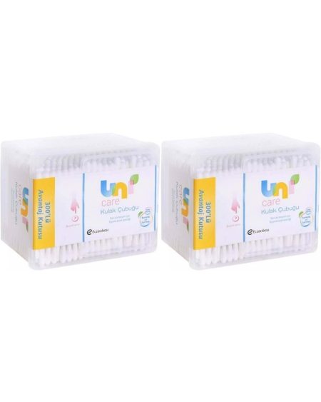 Kulak Temizleme Çubuğu 300 Adet Avantajlı Kutu (2 Li Set)
