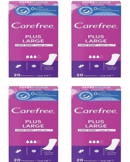 Large 20 Li Günlük Kadın Ped X 4 Lü Avantaj Paketi