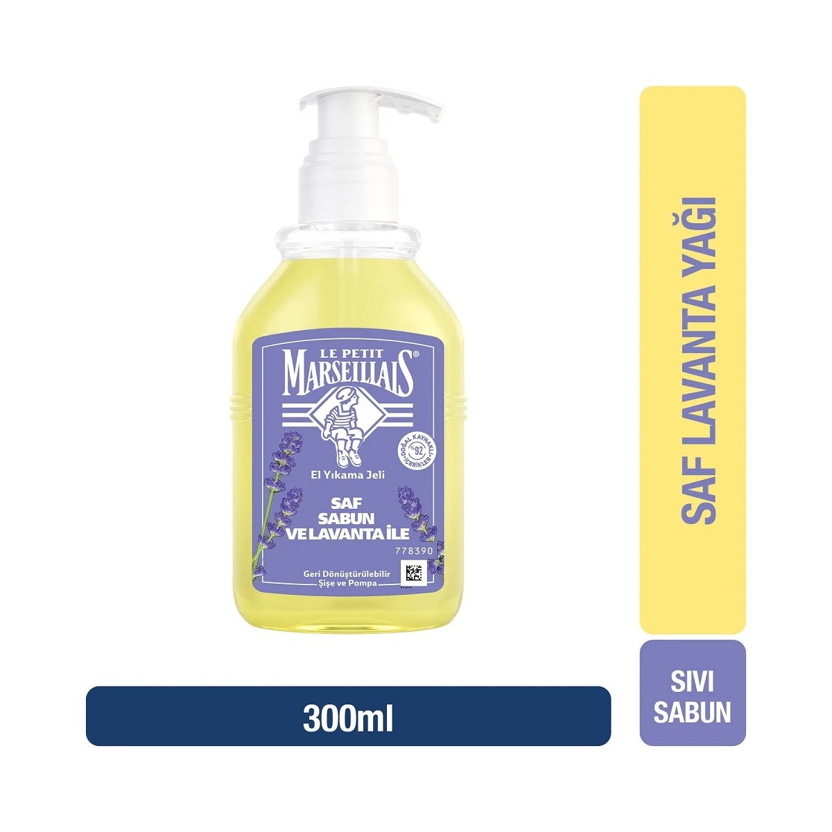 Lavanta Yağı Sıvı Sabun 300 ml