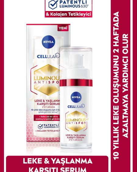 Leke ve Yaşlanma Karşıtı Hyaluronik Asit Ve Kolajen Luminous630 Tetikleyici Serum 30ml