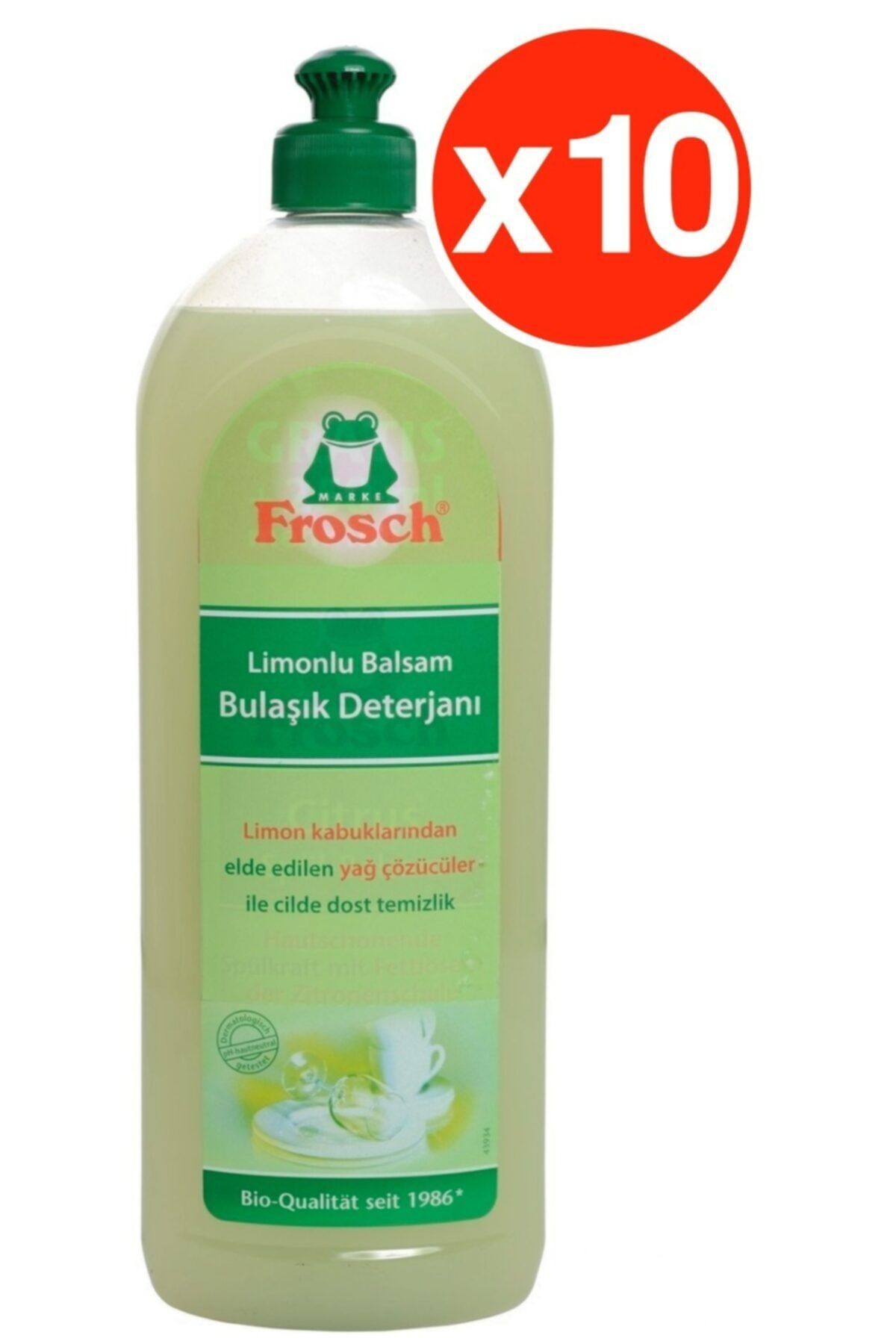 Limonlu Balsam Bulaşık Deterjanı 750 Ml X 10 Adet