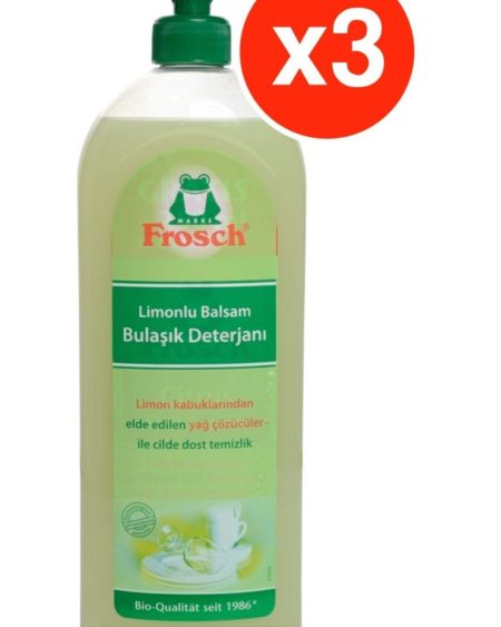 Limonlu Balsam Bulaşık Deterjanı 750 Ml X 3 Adet