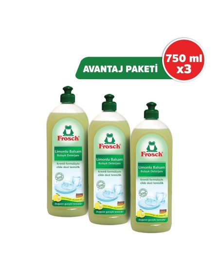 Limonlu Bulaşık Balsamı 750ml 3'lü