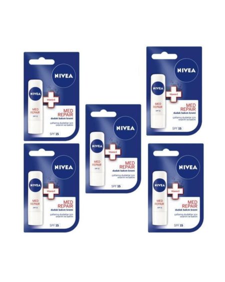 Lip Med Repair Spf 15 Dudak Bakım Kremi 5 Adet 40059004683215