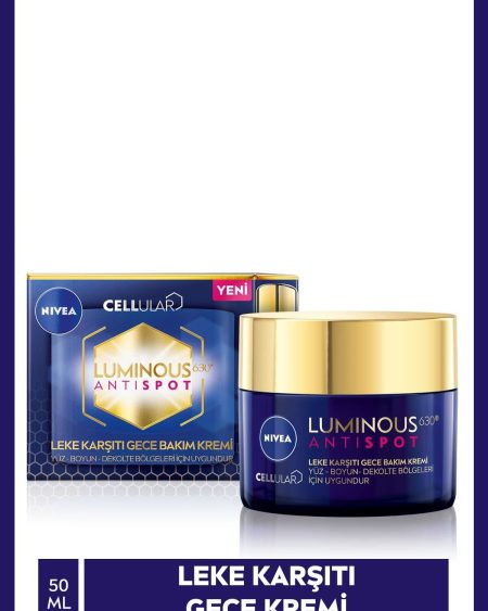 Luminous630 Leke Karşıtı Gece Bakım Kremi 50ml,hyaluronik Asit, Tüm Cilt Tipleri