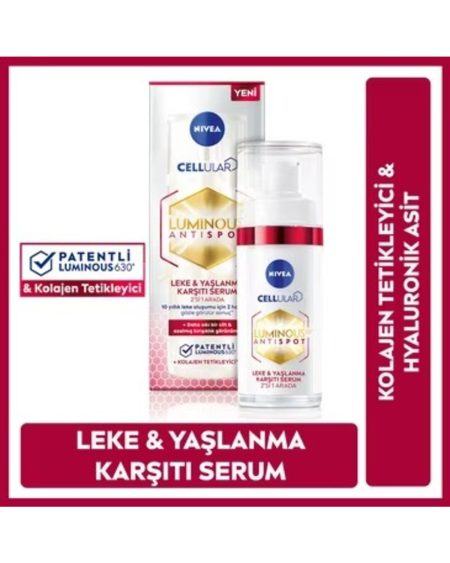 Luminous630 Leke&Yaşlanma Karşıtı Kolajen Tetikleyici Serum 30 ml Hyaluronik Asit