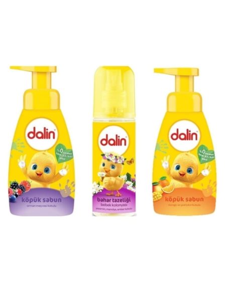 Mango 200ml + Orman Meyveleri 200ml Köpük Sabun + Bahar Tazeliği Bebek Kolonyası 150ml