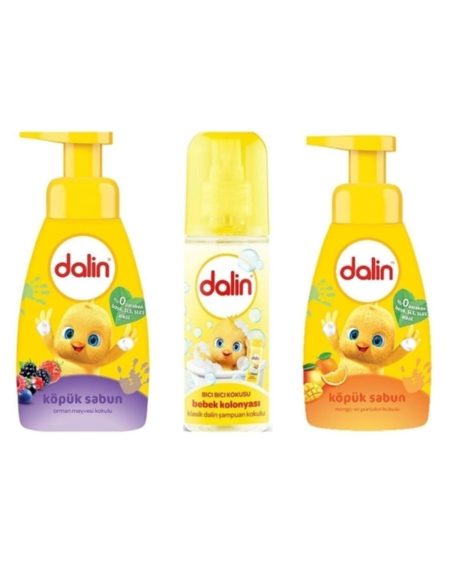 Mango 200ml + Orman Meyveleri 200ml Köpük Sabun + Bıcı Bıcı Bebek Kolonyası 150 ml