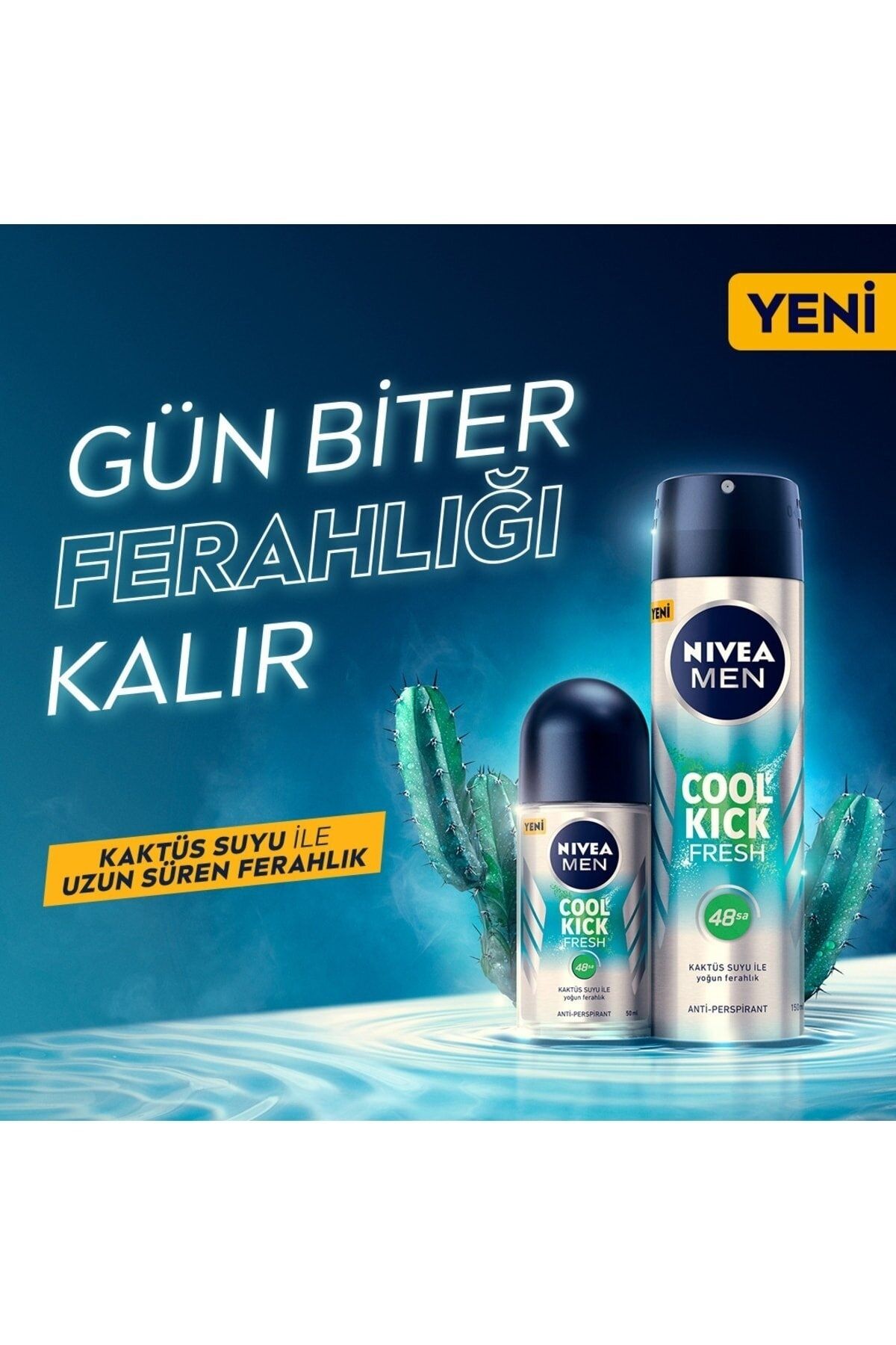 Marka: Men Cool Kick Fresh Erkek Deodorant Sprey 150 ml Kategori: Deodorant - Görsel 4