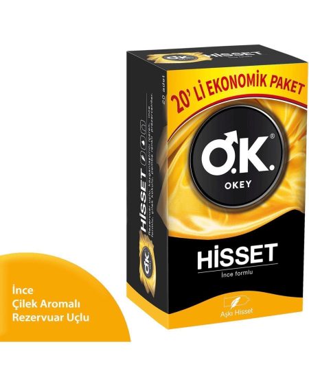 Marka: Okey Hisset Ekonomik Paket Prezervatif 20 Adet Kategori: Prezervatif