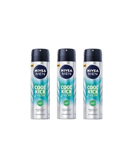Men Cool Kick Fresh 48h Kaktüs Suyu Anti-perspirant Erkek Deodorant X 3 Adet