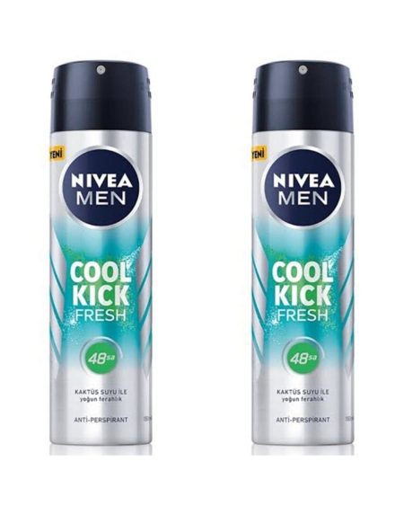 Men Cool Kick Fresh Deodarant 150 Ml X 2 Adet