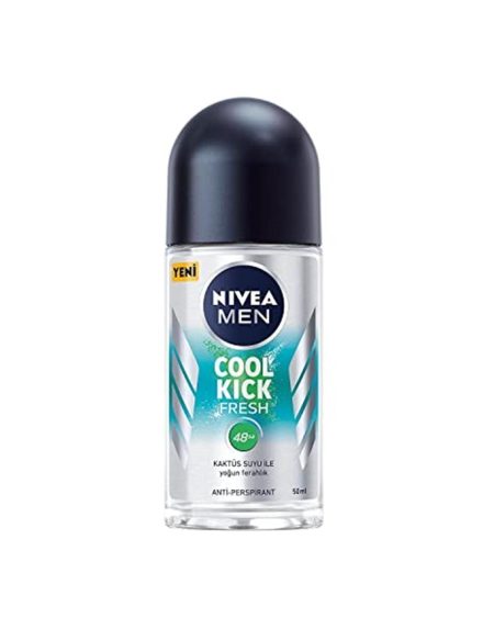 Men Erkek Roll On Deodorant Cool Kick Fresh 48 Saat Anti-perspirant Koruma 50 ml