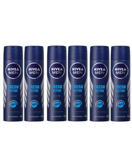 Men Fresh Active Deodorant 150 ml 6 Adet