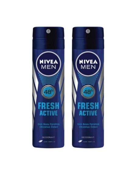 Men Fresh Active Deodorant Sprey 150 ml 2'li