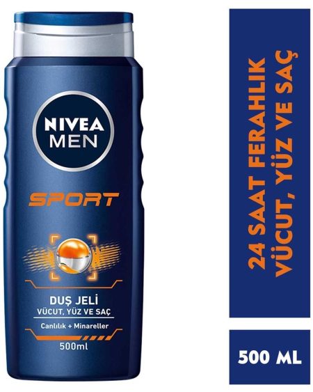 Men Saç ve Yüz Ve Vücut Jeli Sport 500 ml