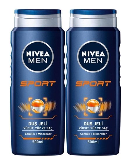 Men Sport Duş Jeli 500mlx2 Adet Mdbeauty.