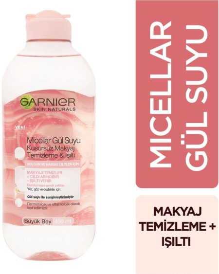 Micellar Makyaj Temizleme Suyu Gül 400 Ml
