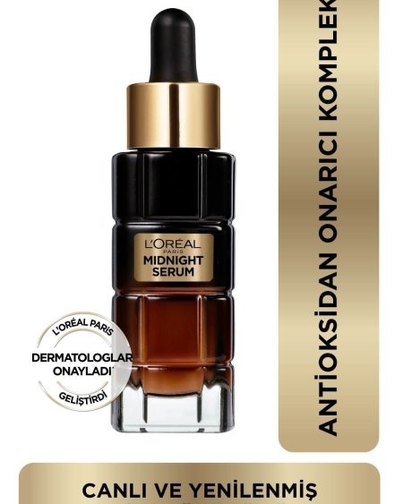 Midnight Serum Cilt Yenileme & Cilt Görünümü Canlandırma Etkili- 30 ml-SM33-