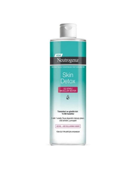 ) Neutrogena Skin Detox Üç Etkili Makyaj Temizleme Suyu 400 Ml ( 1 ADET )