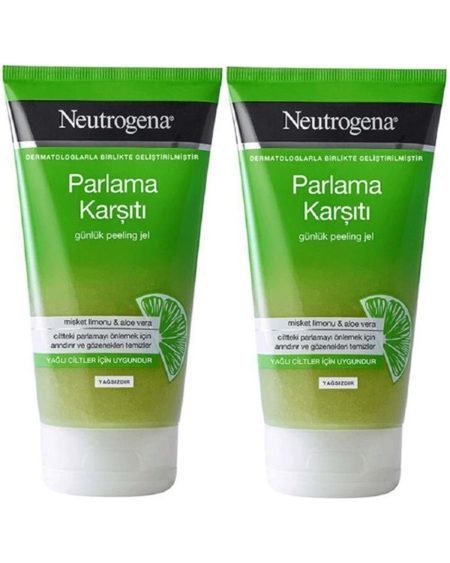 Neutrogene Parlama Karşıtı Yağsız Peeling Jel 150ml (2 Lİ SET)
