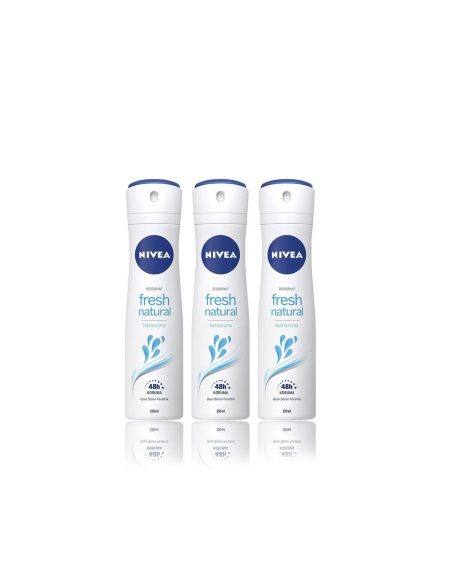 Nıvea Fresh Natural Kadın Sprey 150 ml X3