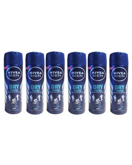 Nıvea Men Sprey Dry Fresh Günlük Hayat Test 150 Ml 6 Lı Paket