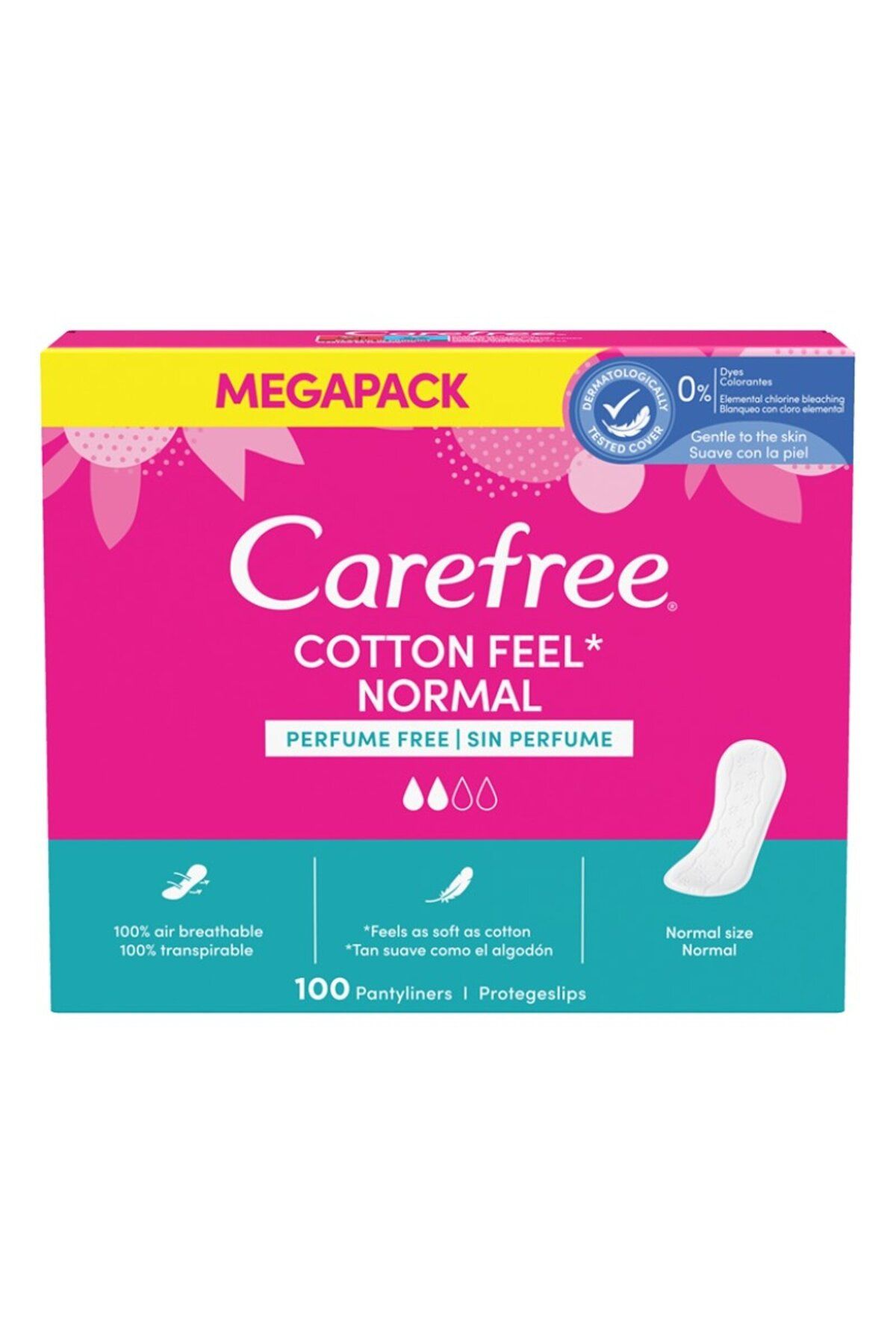 Normal Cotton Parfümsüz Günlük Ped 100'lü