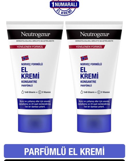 Norveç Formülü El Kremi Parfümlü 75 Ml X 2 Adet