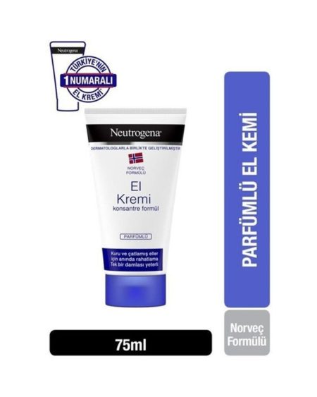 Norveç Formülü Parfümlü El Kremi 75 Ml + Besleyici Dudak Nemlendiricisi 4.8 Gr