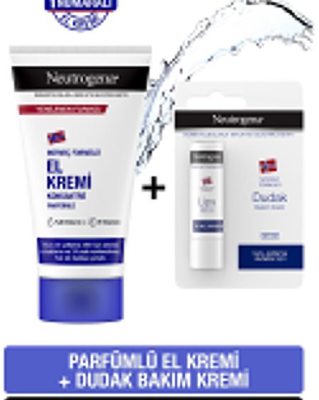 Norveç Formülü Parfümlü El Kremi 75 Ml + Dudak Kremi Hediye