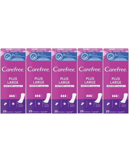 O.B Carefree Günlük Ped Hafif Parfümlü Plus Large 100 Adet (5PK*20)