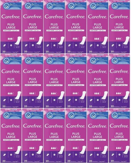 O.B Carefree Günlük Ped Hafif Parfümlü Plus Large 360 Adet (18PK*20)