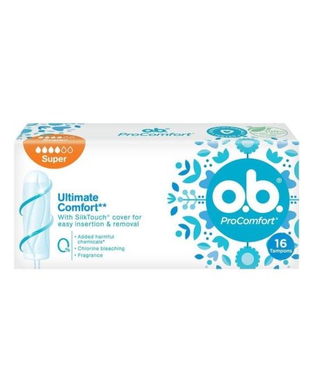 O.b Pro Ultimate Comfort Super Tampon 16`lı