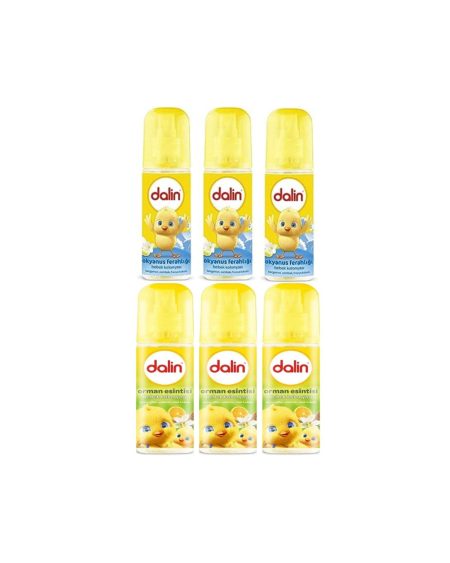 Okyanus Ferahlığı Bebek Kolonyası 150 ml 3 Adet + Orman Esintisi Bebek Kolonyası 150 ml 3 Adet