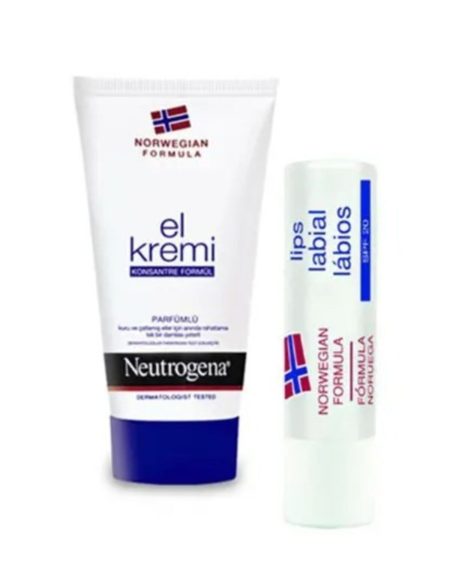 Parfümlü El Kremi 75 ml + Dudak Kremi