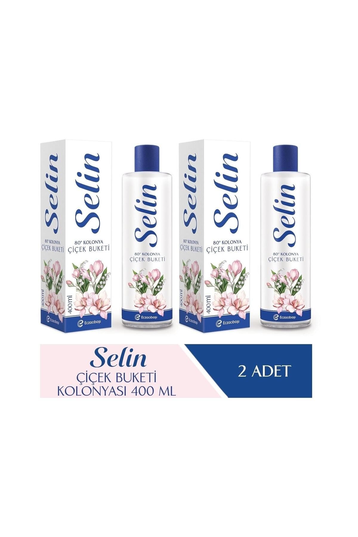 Parfümlü Kolonya Çiçek Buketi 400 Ml 2'li Set