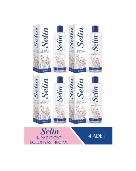 Parfümlü Kolonya Kiraz Çiçeği 1600 ml(400*4)